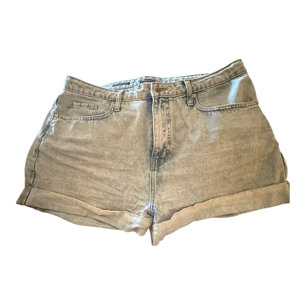 Wild fable rolled cuff, high waisted jean shorts. Size 16